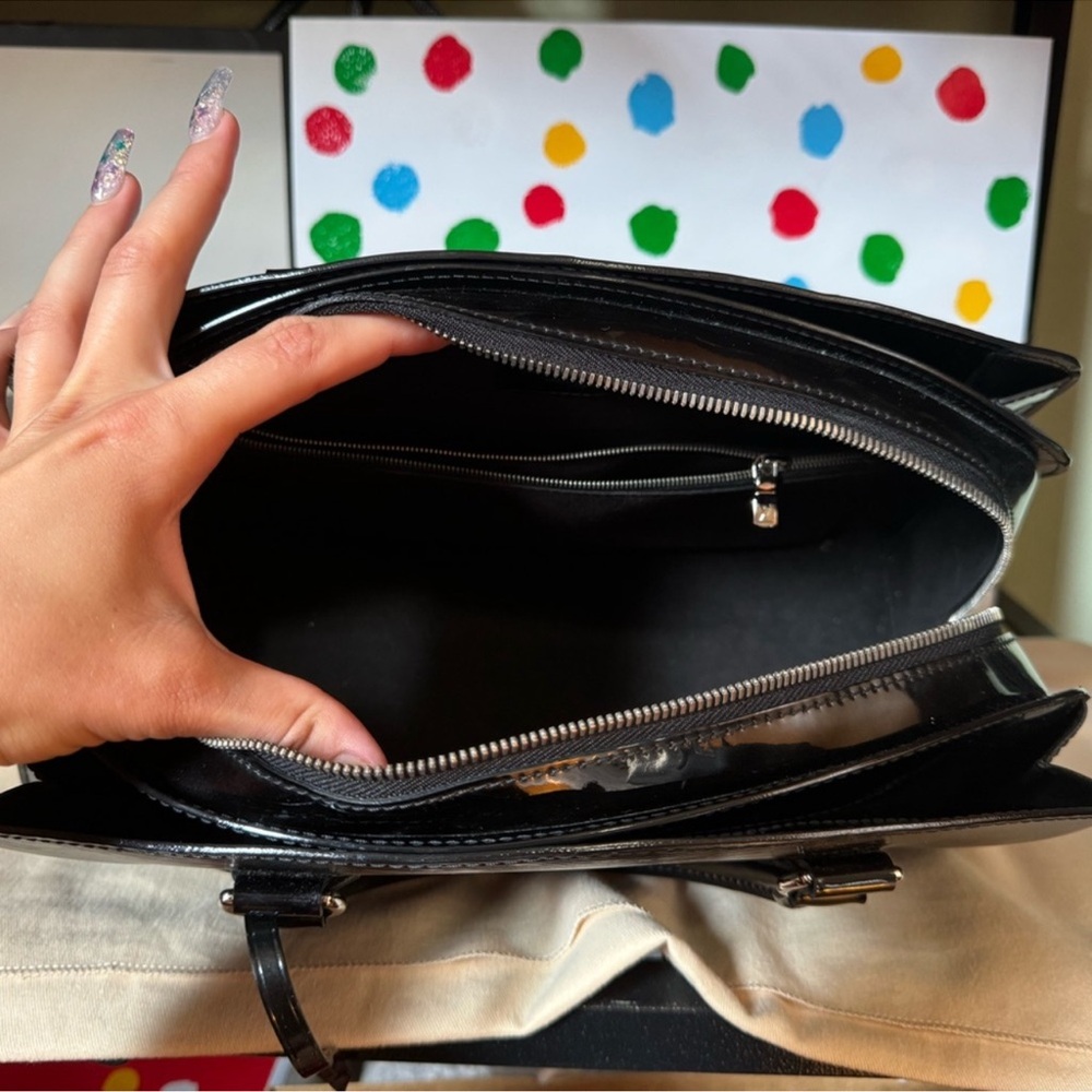 Louis Vuitton Blk electric epi Pont-Neuf Pm Handbag &matching zipp around Wallet - Picture 4 of 6